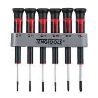 Teng Tools Mini Screwdriver Set Flat & PH 6 Pieces