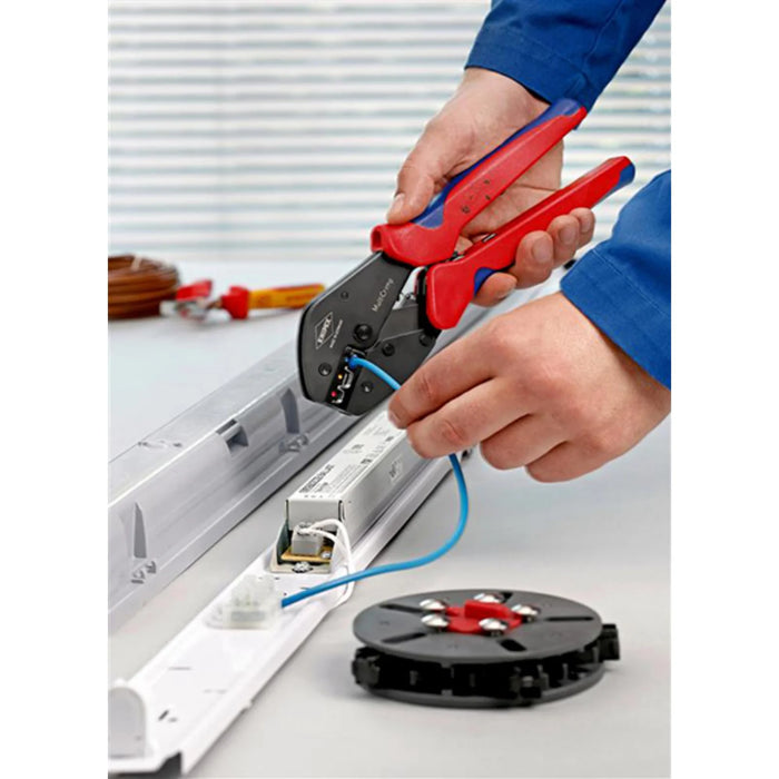 KNIPEX 97 33 01 MultiCrimp® Lever  Action Crimping Pliers, 0.25 —