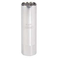 Draper HI-TORQ® 8mm Thread Thin Wall 12 Point Spark Plug Socket, 3/8" Sq. Dr.