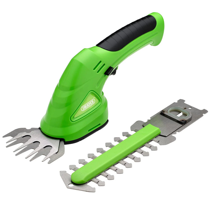 Draper 7.2V Cordless Grass and Hedge Shear Kit (4 Piece) - CGS7.2-V2