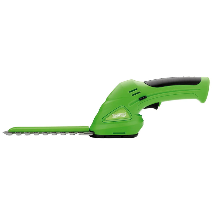 Draper 7.2V Cordless Grass and Hedge Shear Kit (4 Piece) - CGS7.2-V2