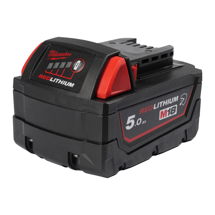 Milwaukee M18 B5-CR 18v Cordless Chemical Resistant Li-ion Battery 5ah Milwaukee - Town Tools 