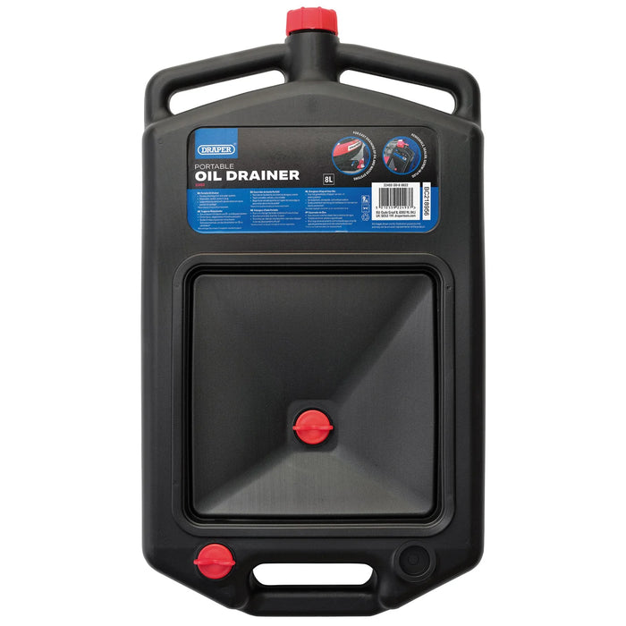 Draper Portable Oil Drainer, 8L - OD-8