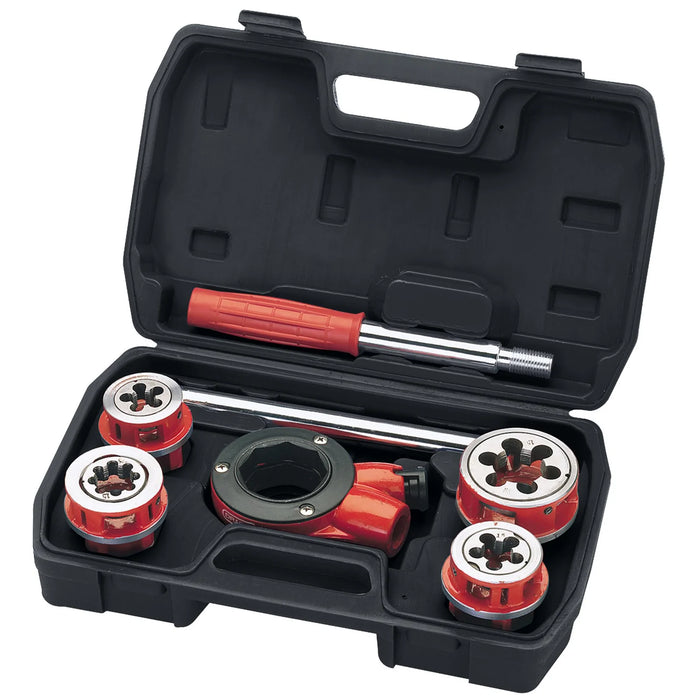 Draper Metric Ratchet Pipe Threading Kit (7 Piece) - PTK/M/2
