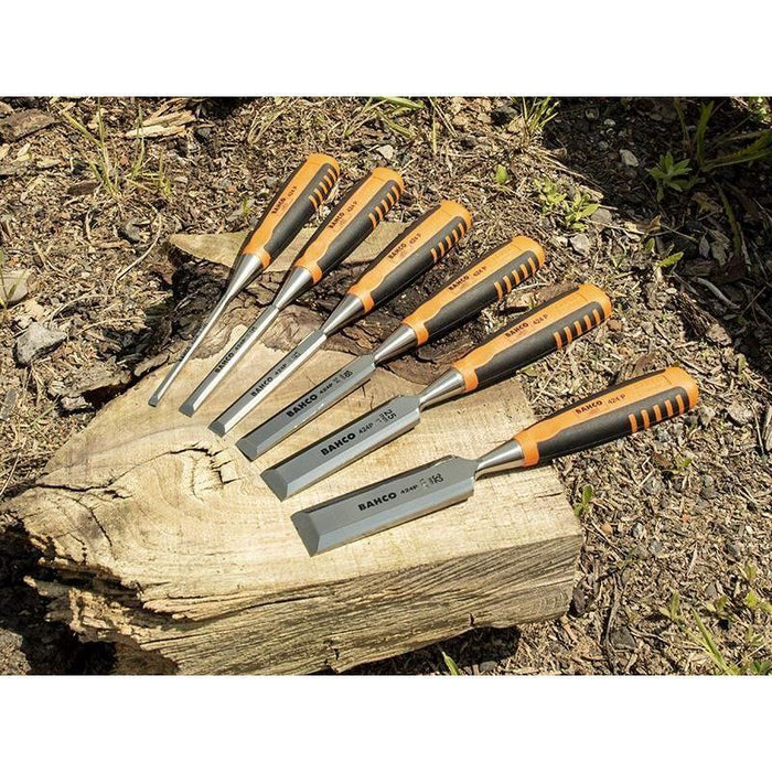 Bahco 424-P Bevel Edge Chisel Set 6 Piece in Pouch Bahco - Town Tools