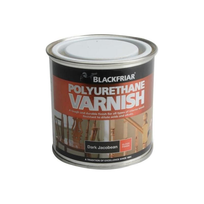 Blackfriar Polyurethane Varnish P85 Dark Jacobean Gloss 250ml Blackfriar - Town Tools