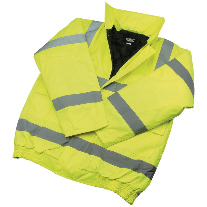 Draper High Visibility Bomber Jacket, Size XL 84726 Draper - Town Tools 