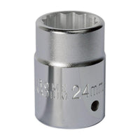 Sealey WallDrive Socket 24mm 3/4"Sq Drive S34/24
