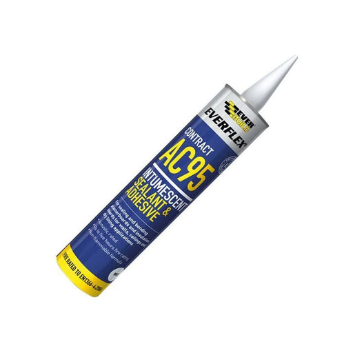 Everbuild Sika AC95 Intumescent Acoustic Sealant 900ml Everbuild Sika - Town Tools