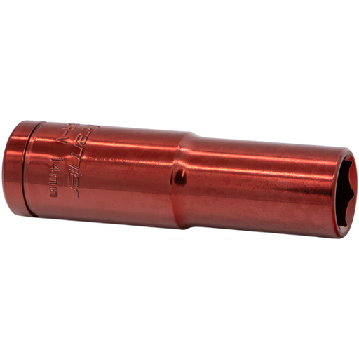 Sealey 1/2"Dr Coloured Socket 14mm (Red)