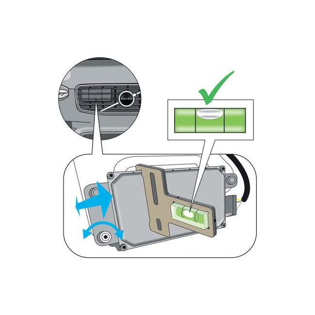 Laser ADAS Radar Angle Setting Tool - for Volvo 8297 Laser - Town Tools 
