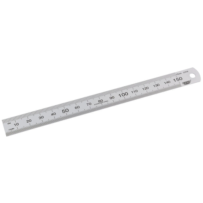 Draper Expert Stainless Steel Rule, 150mm/ 6" - SSR6B