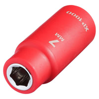 Draper XP1000 VDE Socket, 1/4" Sq. Dr., 7mm