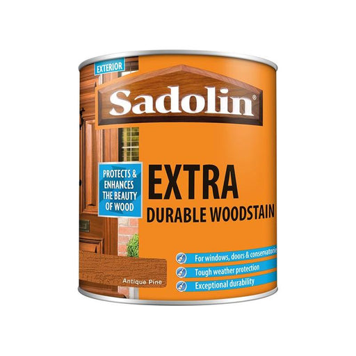 Sadolin Extra Durable Woodstain Antique Pine 1 litre Sadolin - Town Tools