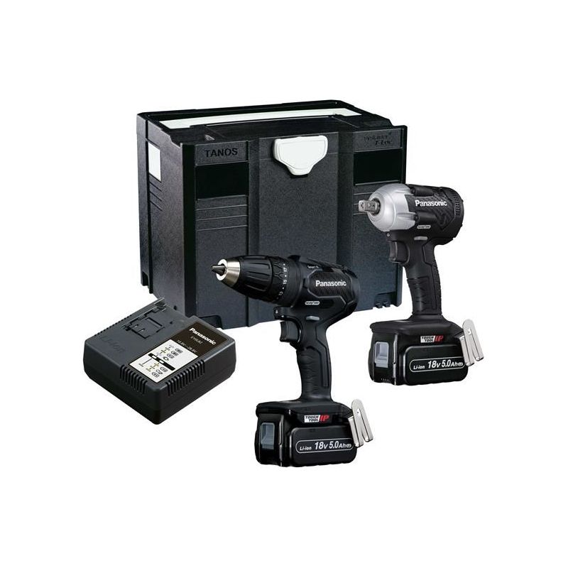 Panasonic EYC242LJ2G31 Twin Pack 18V 2 x 5.0Ah Li-ion Panasonic - Town Tools