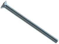 METALMATE Machine Screw Pozi Compatible CSK ZP M4 x 40mm Box 25