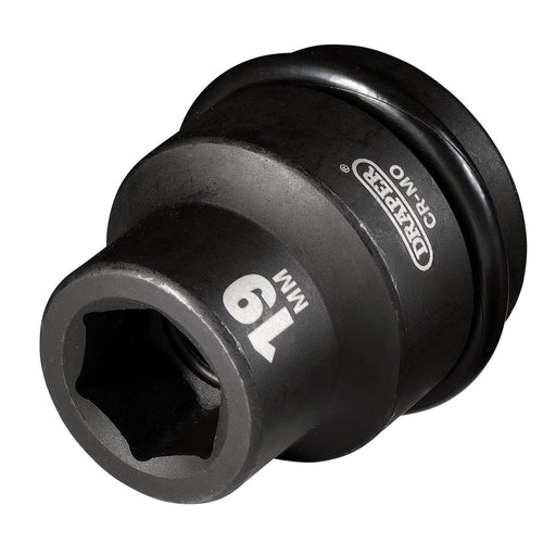 Draper HI-TORQ 6 Point Impact Socket, 3/4" Sq. Dr., 19mm 28660 Draper - Town Tools 