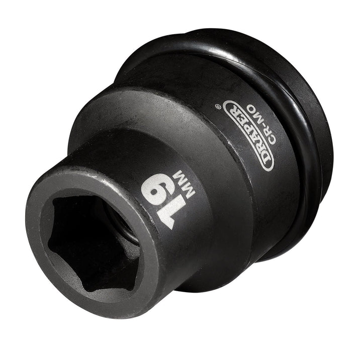 Draper HI-TORQ 6 Point Impact Socket, 3/4" Sq. Dr., 19mm 28660 Draper - Town Tools 