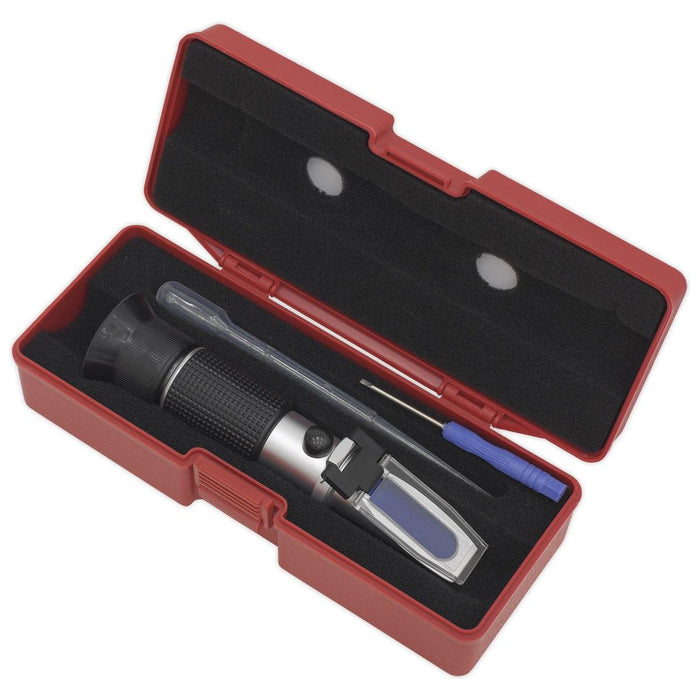 Sealey Refractometer Antifreeze/Battery Fluid/Screenwash VS005 Sealey - Town Tools 