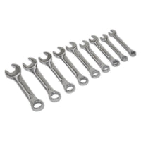 Sealey Stubby Combination Spanner Set 9pc Metric S01157