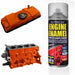 E-Tech Orange Engine Enamel Spray On 400ml Heat Resistant High Temp Paint E-Tech - Town Tools 