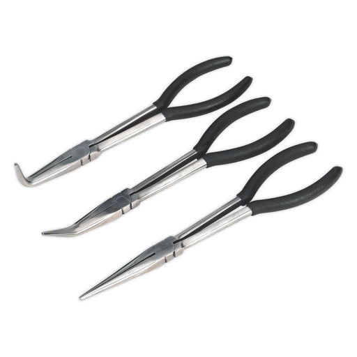 Sealey Needle Nose Pliers Set 3pc 275mm S0433 Sealey - Town Tools 