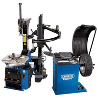 Draper Tyre Changer with Assist Arm and Wheel Balancer Kit 02152