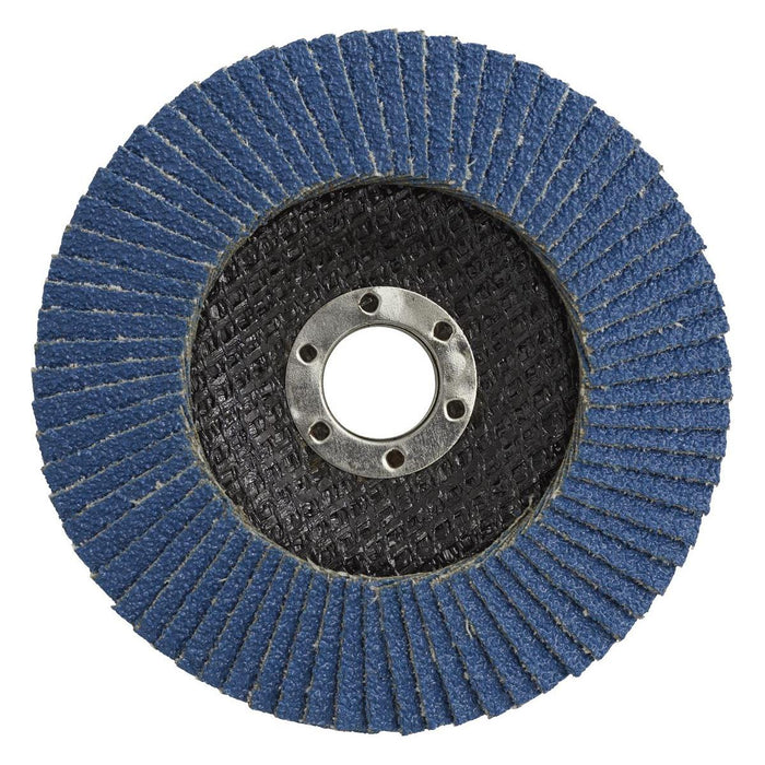 Sealey Flap Disc Zirconium100mm16mm Bore 60Grit FD10060 Sealey - Town Tools 