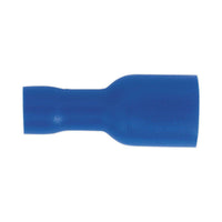 Sealey Fully Insulated Terminal 6.3mm Female Blue Pack of 100 BT16