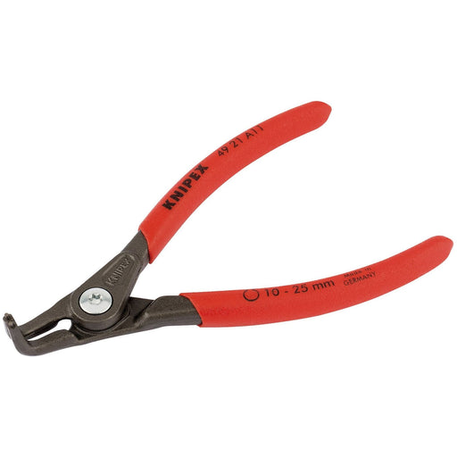 Draper Knipex 49 21 A11 90&deg; External Straight Tip Circlip Pliers, 10 - 25mm Draper - Town Tools 