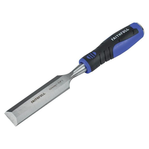 Faithfull Soft Grip Bevel Edge Chisel 32mm (1.1/4in) Faithfull - Town Tools