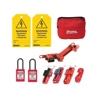 Master Lock Electrical Lockout Kit, 9 Piece
