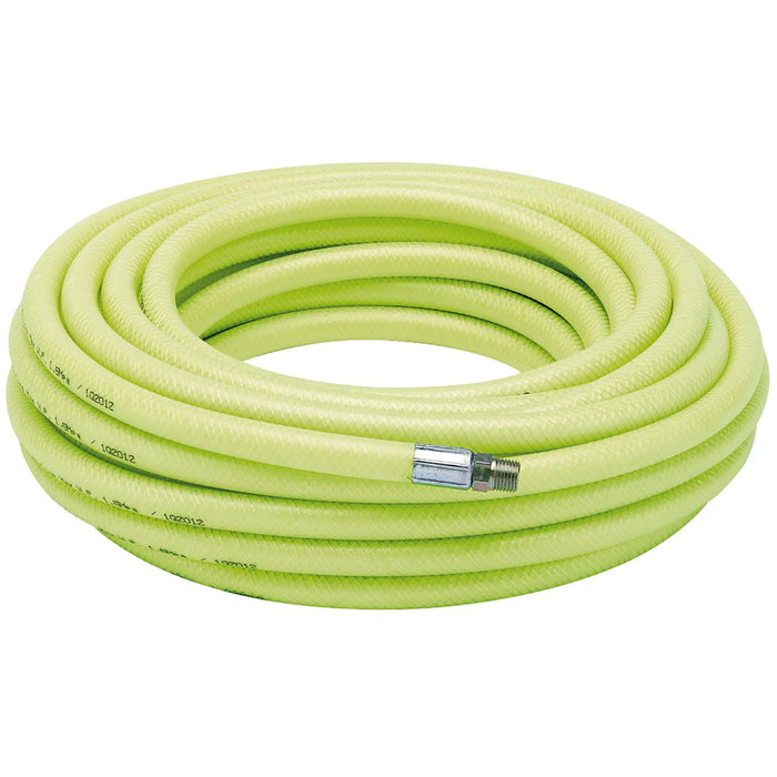 Draper High-Vis Air Line Hose, 15.2m, Bore, 1/4" BSP 6-10mm