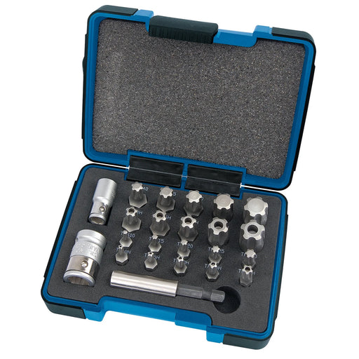Draper Expert TX-STAR® 1/4, Plus Bit Set, 3/8" Sq. Dr. (23 Piece) - TXP23/KIT - image 1