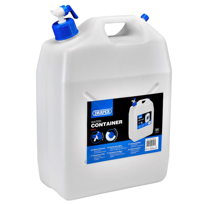 Draper Water Container with tap 9.5-25