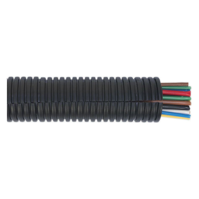 Sealey Convoluted Cable Sleeving Split22-27mm 10m CTS2210 Sealey - Town Tools 