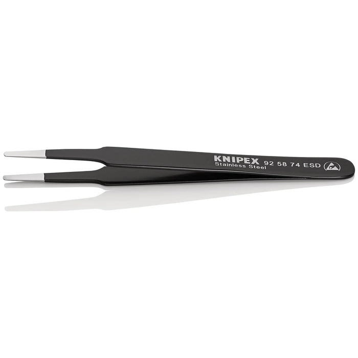 KNIPEX 92 58 74 ESD Universal Tweezers, 118mm - 92 58 74 ESD