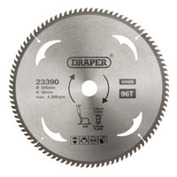 Draper TCT Circular Saw Blade for Wood, 305 x 30mm, 96T - SBW17