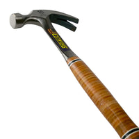 Estwing E16C Curved Claw Hammer with Leather Grip, 16oz/448g - E16C