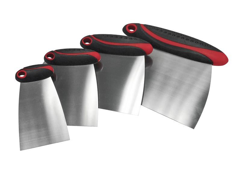 Faithfull Stainless Steel Filler & Spreader Set, 4 Piece Faithfull - Town Tools