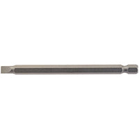 Draper Plain Slot Insert Bit, 5.5mm, 1/4" Hex, 100mm Long (Pack of 1) 64345
