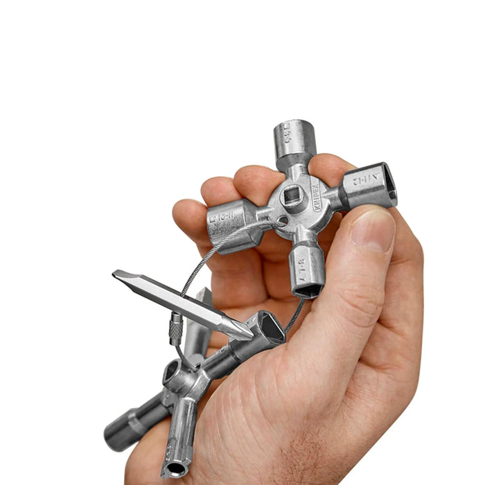 KNIPEX 00 11 01 TwinKey® Control Cabinet Key for Standard Cabinets and