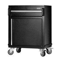 BUNKER Modular Power Tool Mobile Cabinet, 1 Drawer, 1 Door, 646mm - MS400-PTT
