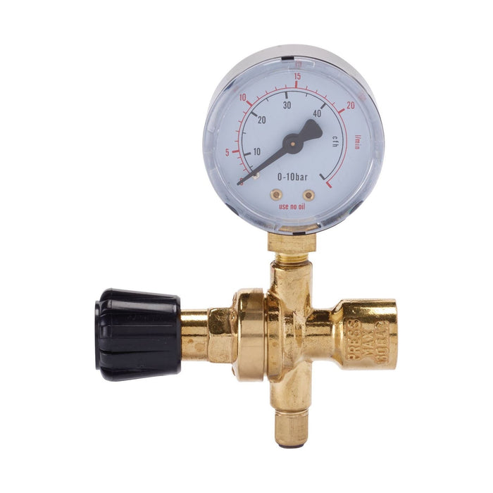 Draper MIG Gas Bottle Regulator Disposable Cylinder 1 Gauge Draper - Town Tools