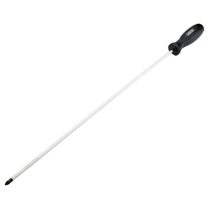 Draper Pozi Hard Grip Screwdriver, PZ2 x 450mm Draper - Town Tools