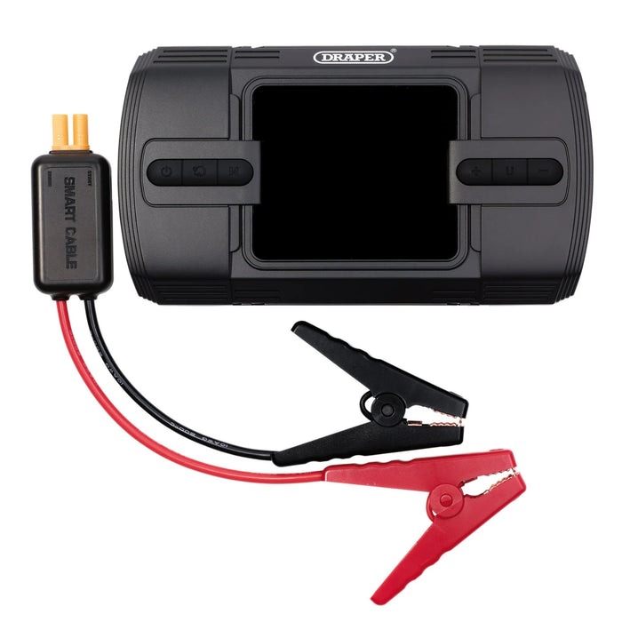 Draper 12V Lithium Jump Starter and Tyre Inflator, 1200A - GT1200C