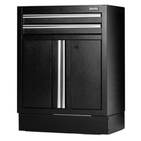 BUNKER Modular Floor Cabinet, 2 Drawer, 2 Door, 680mm - MS400-2BU