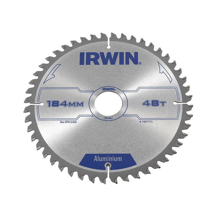 Irwin® Professional Aluminium Circular Saw Blade 184 x 30mm x 48T TCG IRWIN® - Town Tools