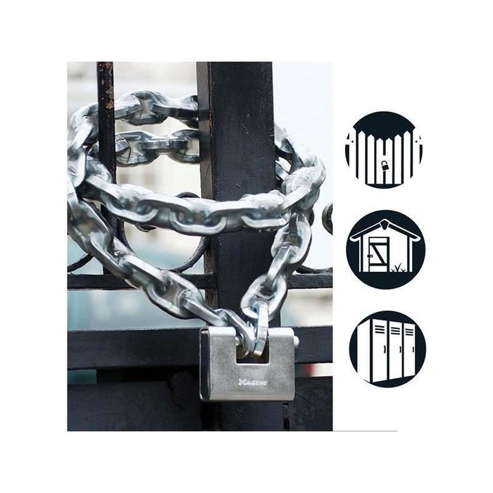 Master Lock Armoured 80mm Zinc Body Shutter Padlock Master Lock - Town Tools