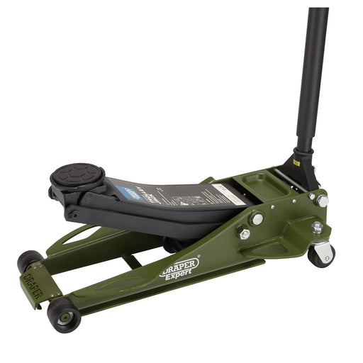 Draper Expert Professional Low Profile Fast Lift Garage Trolley Jack, 3 Tonne - image 1